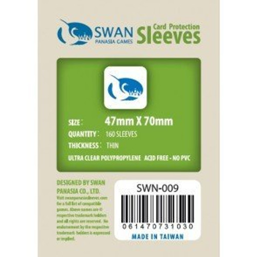 Card Sleeves (47x70mm) - 160 Pack, Thin Sleeves - Dead Man's Treasure