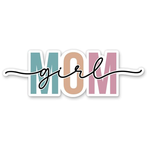 Girl Mom Sticker - 3" Laptop Sticker - Waterproof Vinyl for Car, Phone, Water Bottle - Girl Mama Decal Girl Mom Sticker - 3" Laptop Sticker - Waterproof Vinyl for Car, Phone, Water Bottle - Girl Mama Decal