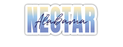 Nectar Alabama Souvenir 2-Inch Vinyl Decal Sticker Script Design 2 Inch|Sticker Nectar Alabama Souvenir 2-Inch Vinyl Decal Sticker Script Design 2 Inch|Sticker