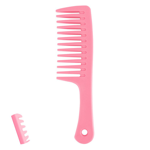 Wide Tooth Comb, Wide Tooth Comb for Curls, Hair Comb, Combs for Women, Detangling Comb, Comb for Curly Hair, Wide Tooth Comb for Wet Hair, Comb Brush, Big Tooth Comb, Wide Comb for Curly Hair, Pink