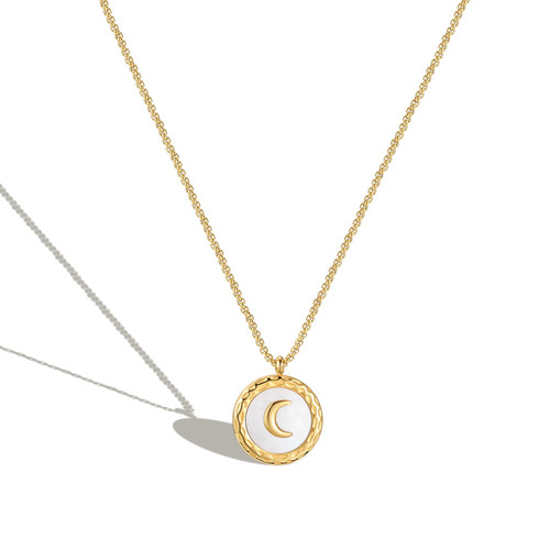 Gold Necklaces Pendant for Women Girls,18k Gold Plated Dainty Rose Necklaces Pendant Christmas,Valentine's Day,Mother's Day Birthday Jewelry Gift (Gold Moon) Gold Necklaces Pendant for Women Girls,18k Gold Plated Dainty Rose Necklaces Pendant Christmas,Valentine's Day,Mother's Day Birthday Jewelry Gift (Gold Moon)