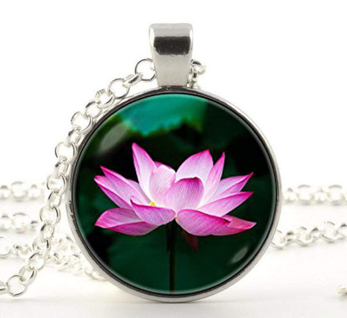 Lotus Necklace Flower Pendant Necklace, Pink Flower Lotus Jewelry Floral Necklace Lotus Pendant Nature Illustration Yoga Gift Lotus Flower Lotus Necklace Flower Pendant Necklace, Pink Flower Lotus Jewelry Floral Necklace Lotus Pendant Nature Illustration Yoga Gift Lotus Flower