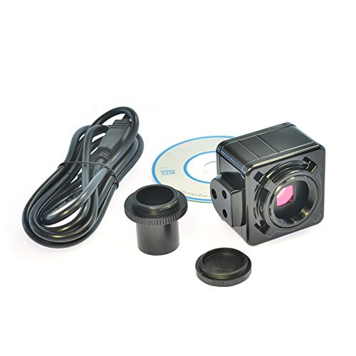 HAYEAR 5.0MP USB Cmos Camera Electronic Digital Eyepiece Microscope Free Driver/Measurement Software High Resolution for WIN10/7/8