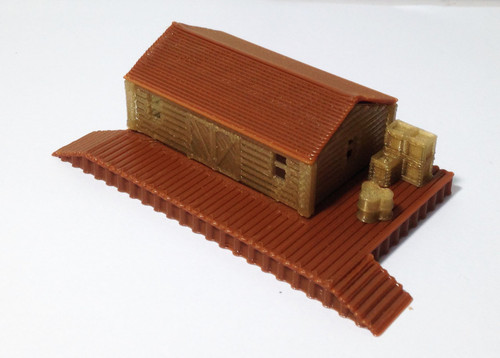 Train Railway Layout Warehouse Freight Depot Z Scale 1:220