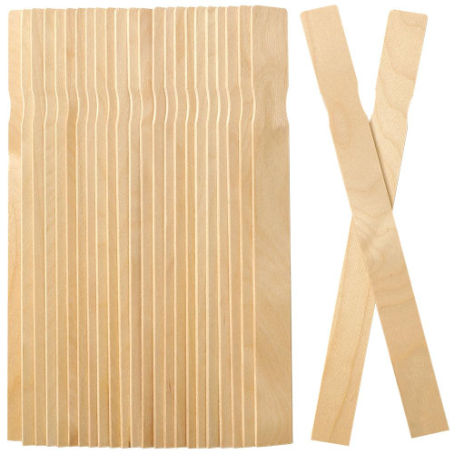 10 Pack Paint Stir Sticks, 12 Inch Wooden Paint Crafts Sticks for Paint Mixing, Paint Stirrers, Chemical Stirring, Garden and Library Markers