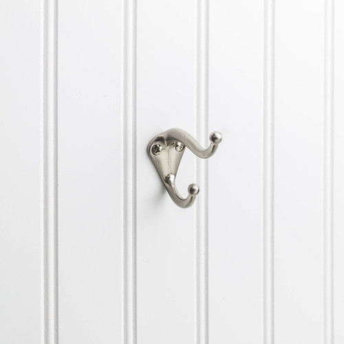 YD10-231SN Kingsport 2-5/16" Traditional Double Prong Robe Hook