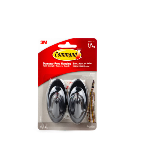 3M Company 17086S , Medium, Slate Terrace Hook