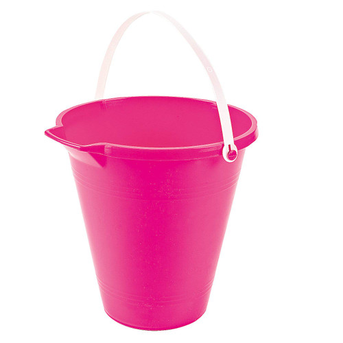 - Pink Sand Bucket - Toys - Active Play - Beach Toys - 1 Piece