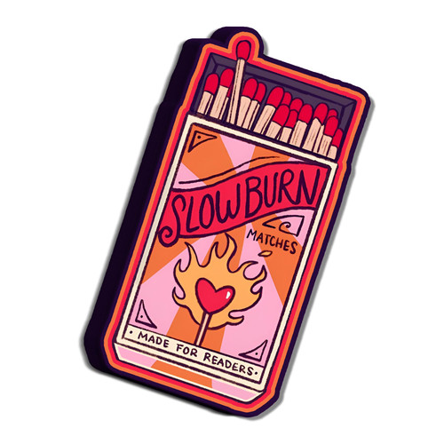 Slow Burn Matches Sticker Bookish Tropes Book Lover Kindle Reading Fantasy Smut Reader Stickers Die-Cut Waterproof Vinyl Sticker for Laptop Water Bottle Phone Case Hardhat Toolbox Slow Burn Matches Sticker Bookish Tropes Book Lover Kindle Reading Fantasy Smut Reader Stickers Die-Cut Waterproof Vinyl Sticker for Laptop Water Bottle Phone Case Hardhat Toolbox