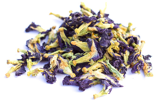 Butterfly Pea Flower Tea Clitoria ternatea, blue butterfly pea flower dried Herb Tea 100 grams