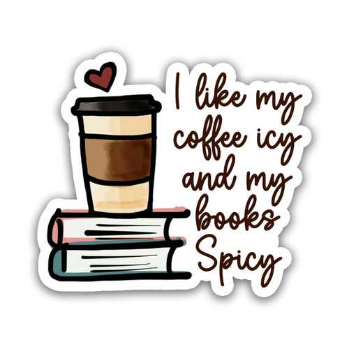 (3pcs) I Like My Coffee Icy And My Book Spicy Sticker, Bookish Sticker, Kindle Stickers, Water Assistant for Laptop, Phone Book Stickers, Book Nerd Sticker, Bookish Stickers for Kindle (Size 3") (3pcs) I Like My Coffee Icy And My Book Spicy Sticker, Bookish Sticker, Kindle Stickers, Water Assistant for Laptop, Phone Book Stickers, Book Nerd Sticker, Bookish Stickers for Kindle (Size 3")
