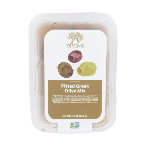 Pitted Greek Olive Mix, 4.9 OZ