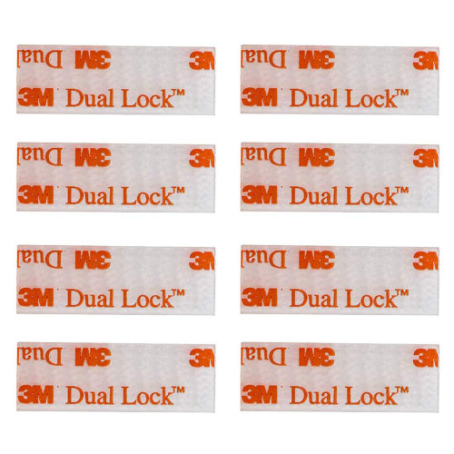 EZ Pass/IPass/IZoom Toll Tag Fastlane Mounting Kit - 4 Pcs (2 Sets) Reclosable Fastener Peel and Stick Adhesive Dual Lock Tape Strips