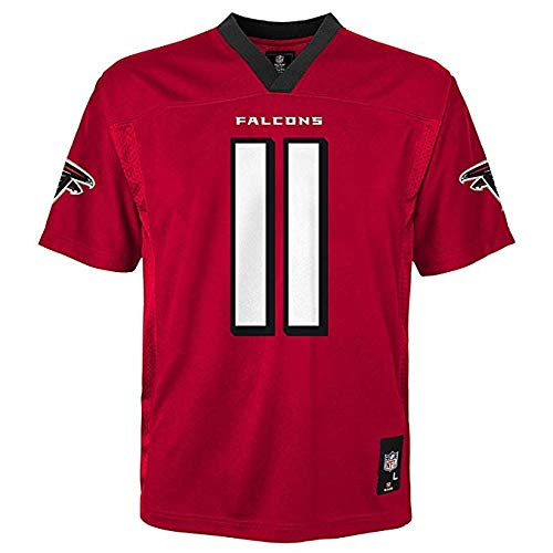 Outerstuff Julio Jones Atlanta Falcons NFL Youth Red Home Mid-Tier Jersey (Large 14-16, Red)