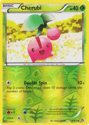 - Cherubi (4/113) - Legendary Treasures - Reverse Holo