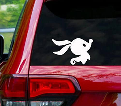 Baby Zero Nightmare Before Christmas White Decal Vinyl Sticker|Cars Trucks Vans Walls Laptop| White |5.5 inch