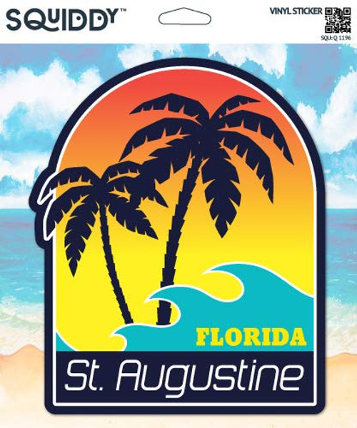 St. Augustine Florida - Vinyl Sticker Decal for Phone, Laptop, Water Bottle (3" high) St. Augustine Florida - Vinyl Sticker Decal for Phone, Laptop, Water Bottle (3" high)