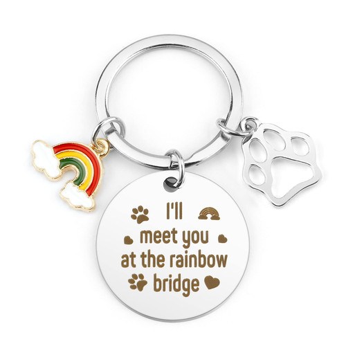 Dog Pet Cat Memorial Gifts for Loss of Dog Pet Cat Sympathy Gifts for Cat Lover for Dogs Keychain Rainbow Bridge Pet Memorial Gifts, Pet Loss Gifts Dog, Loss of Bereavement Gifts for Loss of Pet Dog Pet Cat Memorial Gifts for Loss of Dog Pet Cat Sympathy Gifts for Cat Lover for Dogs Keychain Rainbow Bridge Pet Memorial Gifts, Pet Loss Gifts Dog, Loss of Bereavement Gifts for Loss of Pet