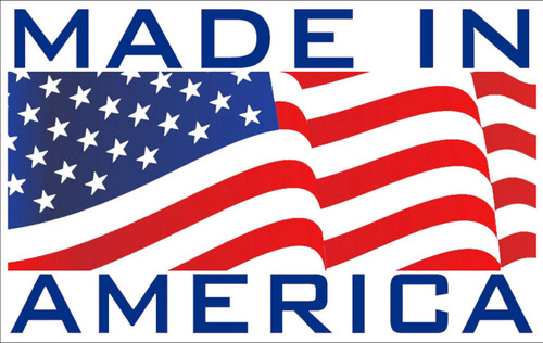 3x5 inch RWB Made in America Sticker - Patriotic American us USA Proud Flag Vinyl Decal Sticker Car Waterproof Car Decal Bumper Sticker