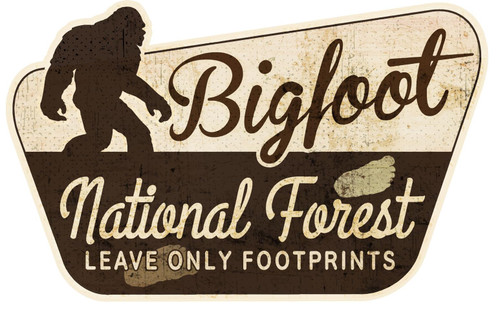 Vinyl Sticker - Sasquatch Decal - Bigfoot Bumper Sticker (NF Bigfoot) Vinyl Sticker - Sasquatch Decal - Bigfoot Bumper Sticker (NF Bigfoot)