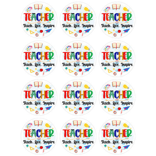 Thank You Teacher Sticker Label Teacher Appreciation Stickers Label Teacher Appreciation Tags Stickers Gift Labels Present Stickers for Gift Wrap Box Decorations Party Favors Supplies