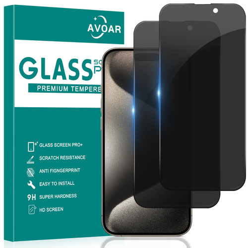 2 Pack Privacy Screen Protector for iPhone 15 Plus, Privacy Screen iPhone 15 Plus 6.7 Inch Tempered Full Screen Glass Film, Anti-Spy, Bubble Free, Case Friendly 2 Pack Privacy Screen Protector for iPhone 15 Plus, Privacy Screen iPhone 15 Plus 6.7 Inch Tempered Full Screen Glass Film, Anti-Spy, Bubble Free, Case Friendly