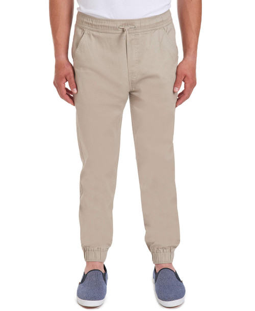 Young Mens Uniform Stretch Jogger Pant, Khaki, 28/30