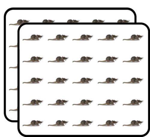 Angry Mouse Art Decor Sticker for Scrapbooking, Calendars, Arts, Kids DIY Crafts, Album, Bullet Journals 50 Pack