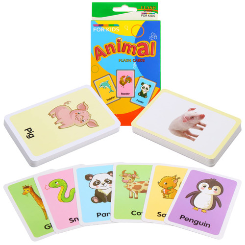 Flash Cards for Toddlers Learn Animals Fun Learning and Educational Flashcards- 36 Picture Cards