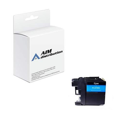 Compatible Replacement for Brother LC-125XLC Cyan Inkjet (1200 Page Yield)