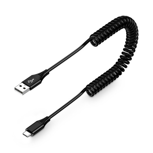 Retractable Car Charger Type C Cord 3FT for Samsung Galaxy S24 S24Ultra S24+ S23 S22 S21 S20 A15(5G) A14 A03s A73 A54 A53, Android Auto USB C Cable Coiled Fast Charging for iPhone 15, Google Pixel 8
