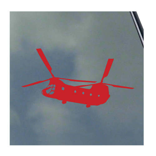 CH-47 Chinook Pilot Crew Flight Vinyl Sticker Decal Army Transport Vietnam Desert Storm Veteran