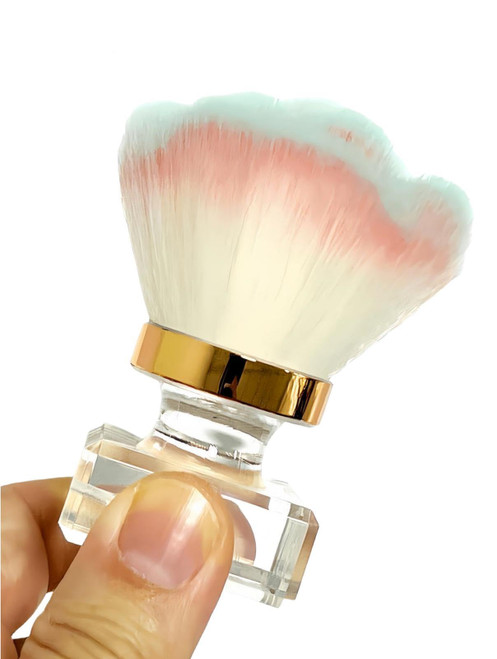 Nail Dust Brush, Soft Kabuki Cleaner Nail Art Dust Powder Remover Nail Art Brush Manicure Brush for Makeup Acrylic Nails (Pale Pink) Nail Dust Brush, Soft Kabuki Cleaner Nail Art Dust Powder Remover Nail Art Brush Manicure Brush for Makeup Acrylic Nails (Pale Pink)