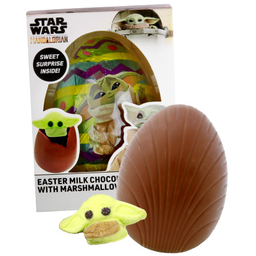 Baby Yoda Star Wars Milk Chocolate Egg, Marshmallow Treat, Easter Basket Candies, 2.12 Ounces 1.0 Count Baby Yoda Star Wars Milk Chocolate Egg, Marshmallow Treat, Easter Basket Candies, 2.12 Ounces 1.0 Count