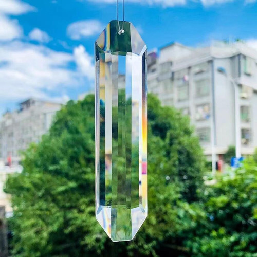 4.7" Suncatcher, Hanging Crystals Prisms for Window, Suncatchers Rainbow Maker Pendants