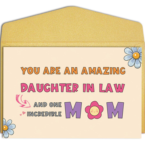 Daughter In Law Mother's Day Card, Mother's Day Card for Daughter-In-Law, Daughter-In-Law Birthday Card, Mother's Day Gifts for Daughter In Law Daughter In Law Mother's Day Card, Mother's Day Card for Daughter-In-Law, Daughter-In-Law Birthday Card, Mother's Day Gifts for Daughter In Law