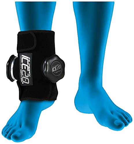 ICE20 Ankle Ice Therapy Wrap, Double Ice Bag