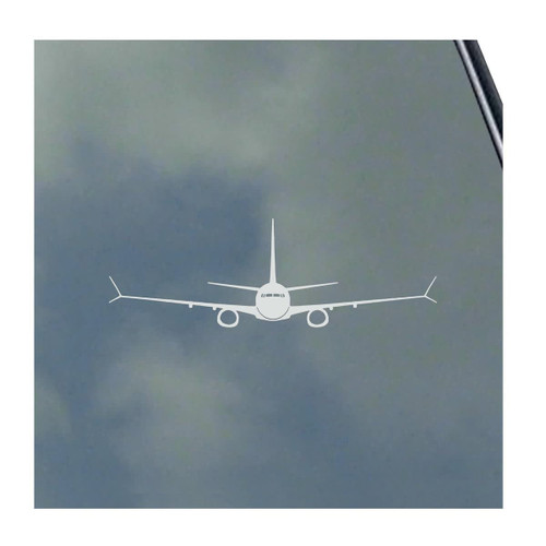 737 Next Generation with Scimitar Winglets Pilot Crew Front Vinyl Sticker Decal Crew Commercial Aircraft Airline 737-600 737-700 737-800 737-900