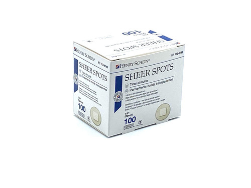 Adhesive Sheer Spot Bandage 7/8" - 100 Per Box Adhesive Sheer Spot Bandage 7/8" - 100 Per Box