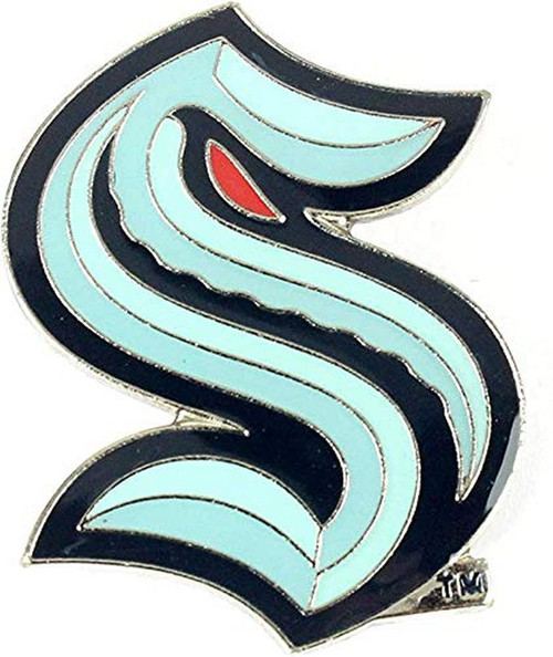 NHL Seattle Kraken Team Logo Pin, Team Color, One Size (NHL-PN-001-35) NHL Seattle Kraken Team Logo Pin, Team Color, One Size (NHL-PN-001-35)