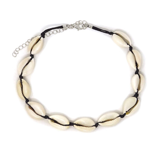 Adjustable Natural Seashell Shell Necklace Summer Beach Shell Choker Necklace Handmade Cowrie Shell Clavicle Necklace Beach Boho Jewelry for Women and Girls Adjustable Natural Seashell Shell Necklace Summer Beach Shell Choker Necklace Handmade Cowrie Shell Clavicle Necklace Beach Boho Jewelry for Women and Girls