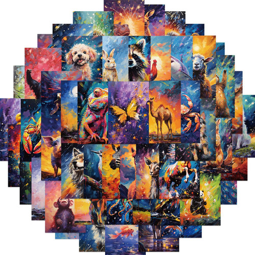50Pcs Graffiti Animal Stickers for Water Bottle, Vintage Cute Animal Stickers for Laptop Phone Computer Scrapbook Skateboard Kindle, Waterproof Vinyl Stickers for Teens Adults 50Pcs Graffiti Animal Stickers for Water Bottle, Vintage Cute Animal Stickers for Laptop Phone Computer Scrapbook Skateboard Kindle, Waterproof Vinyl Stickers for Teens Adults