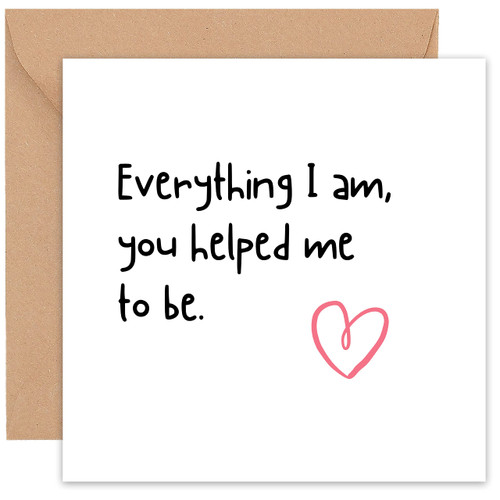 Mothers Day Card - Mothers Day Cards for Mom - Mothers Day Card Funny - Mothers Day Cards - From Daughter Son Both of Us Kids Wife Husband - Cute Sentimental Step Mum Mom Mam -5.5"