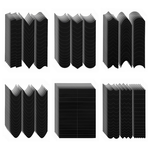 60 Sheets French Tip Nail Stickers French Manicure Nail Art Stickers French Nail Tips Guides Self-Adhesive Nail Tape for Nail Art French Tip Nail Tool, 6 Shapes 60 Sheets French Tip Nail Stickers French Manicure Nail Art Stickers French Nail Tips Guides Self-Adhesive Nail Tape for Nail Art French Tip Nail Tool, 6 Shapes
