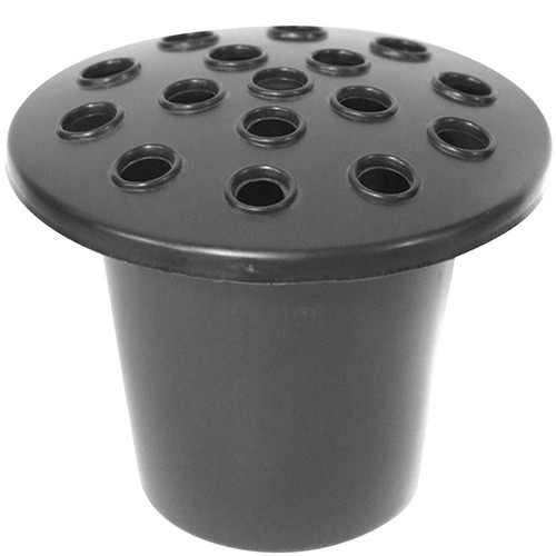 Grave Flower Pots 16 Slots Grave Pots, Plastic Grave Flower Holders, Grave Inserts Memorial Vases for Graves Ornaments Headstones Funeral Flowers