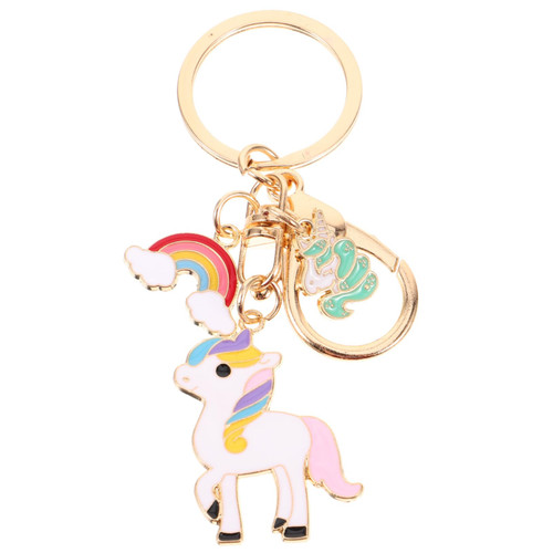 Unicorn Keychain Key Fob Unicorn Key Chains for Girls Rainbow Horse Keychain Backpack Accessories for Girls Matching Keychains Purse Charms Key Chain Accessories for Women Alloy