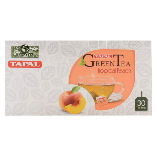 - Tropical Peach Green Tea, 45g (30 tea bags)