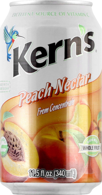 Kerns Nectar, Peach, 11.5 Fl Oz