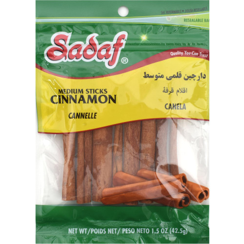 Cinnamon Sticks Medium - Cinnamon Sticks for Cooking, Baking, Infusing - Canela en rama - Kosher and Halal - 1. 5 oz Reseleable bag
