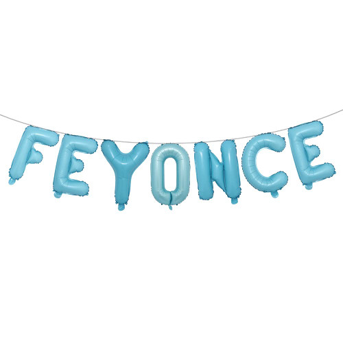 16 inch Multicolor Feyonce Balloons, Engagement Party Banner, Bridal Shower Engagement Bachelorette Proposal Wedding Party Supplies Decorations (FEYONCE Light Blue) 16 inch Multicolor Feyonce Balloons, Engagement Party Banner, Bridal Shower Engagement Bachelorette Proposal Wedding Party Supplies Decorations (FEYONCE Light Blue)